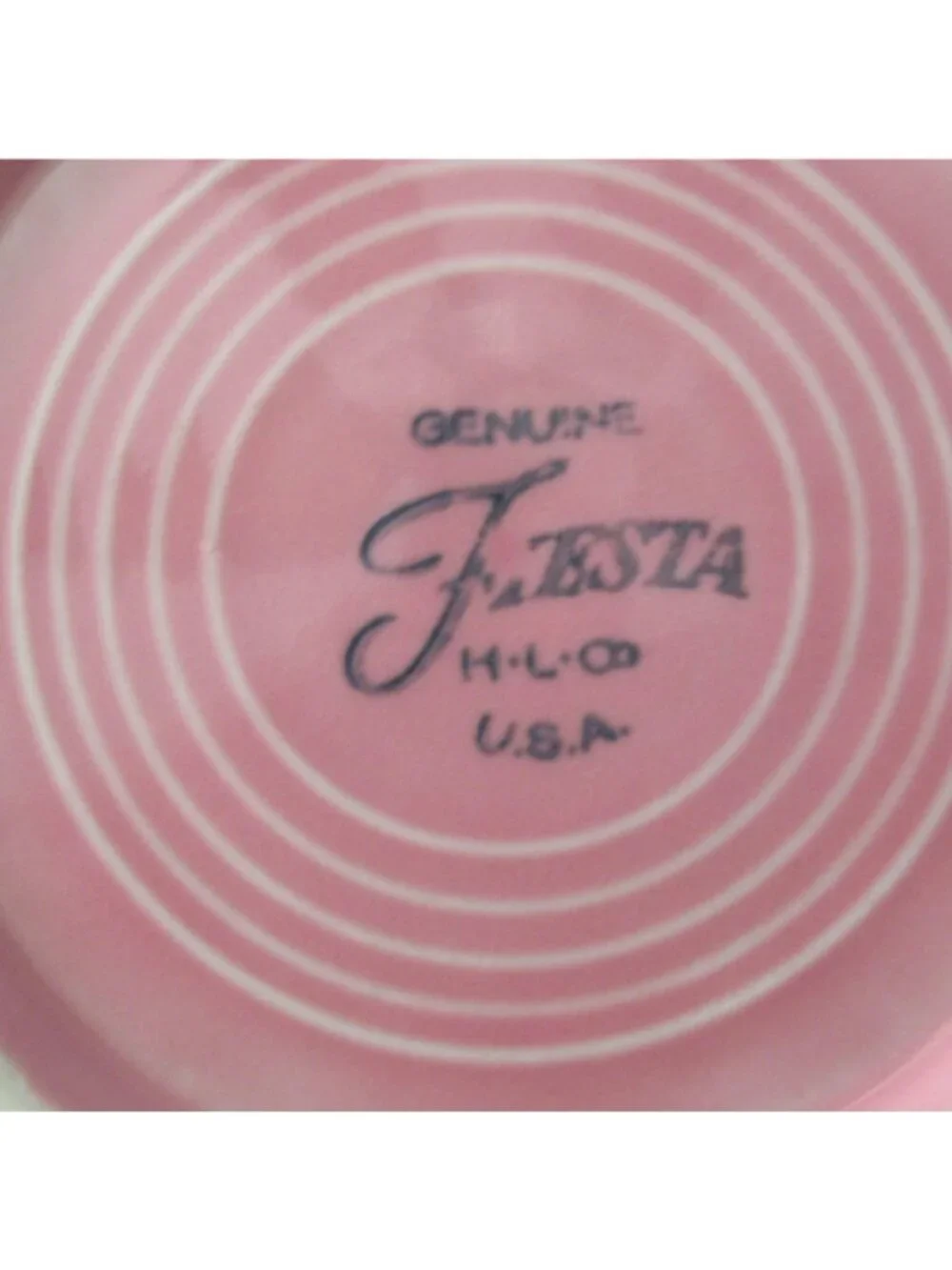 Fiestaware Fiesta HLC P86 5 Piece Place Setting Rose Pink Retired Color